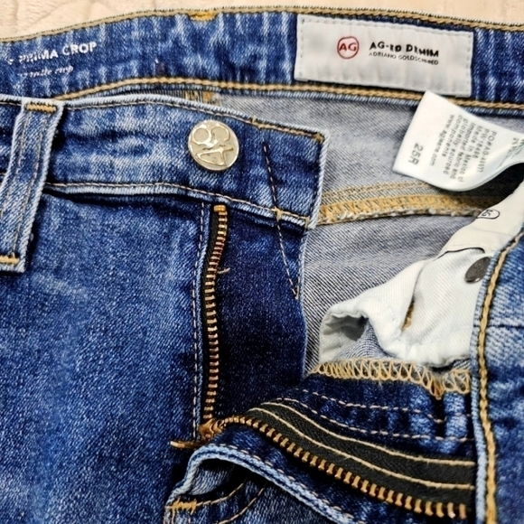 Adriano Goldschmeid AG-Ed Denim Prima Crop  Skinny Sz 25R $215 Retail - Picture 5 of 10